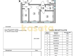 Romancierilor, 3 camere, 61 mp, etaj 5, reabilitat termic